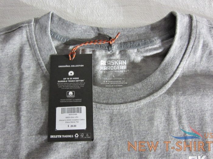 duluth trading co nwt akhg women s crosshaul cotton elbow tee shirt size l 7.jpg