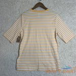 duluth trading co nwt orange white striped cree t shirt womens size large 1.jpg