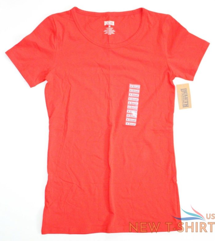 duluth trading co nwt womens short sleeve crew neck red t shirt size xs new 0.jpg