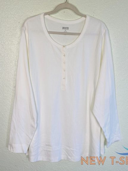 duluth trading co shirt women 4x longtail t henley plus size top white basic 4xl 0.jpg