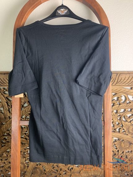 duluth trading co womens small black top 1 4 sleeve 100 cotton nwt 1.jpg