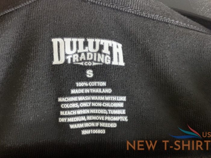 duluth trading co womens small black top 1 4 sleeve 100 cotton nwt 2.jpg