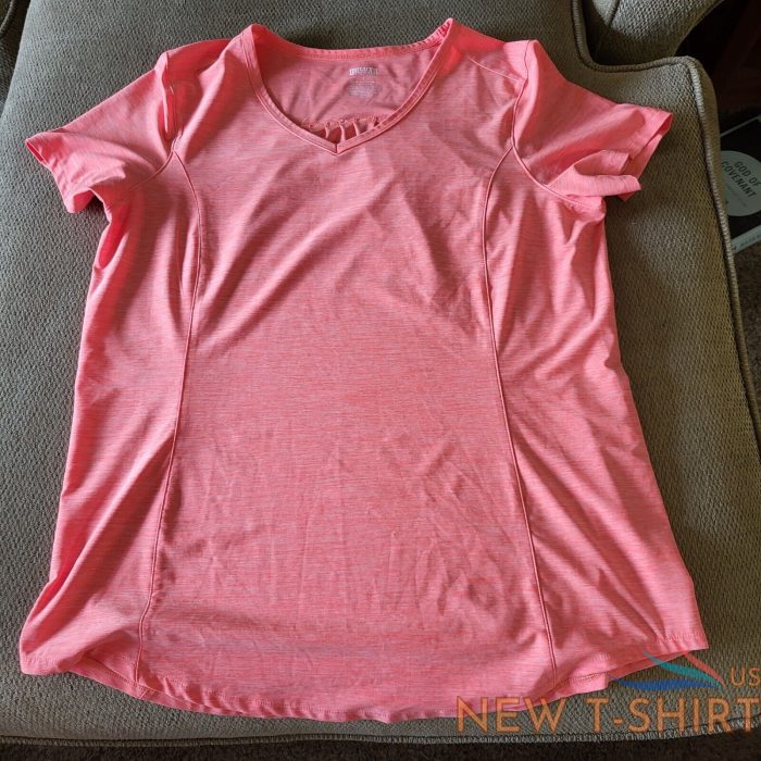 duluth trading co womens t shirt with princess seaming on front l orange 2.jpg