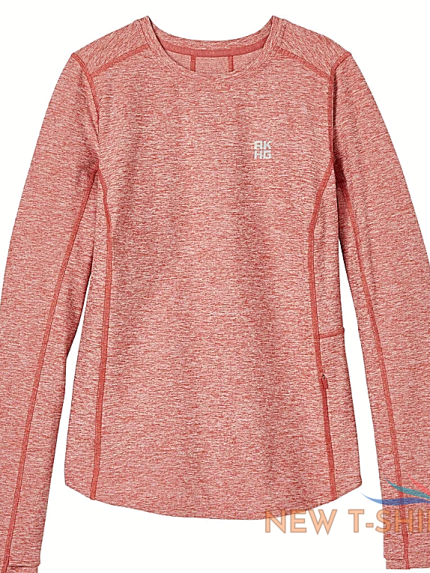 duluth trading company women s akhg meltwater l s crew shirt nwt small melon 0.png