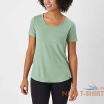 duluth trading company women s akhg renew bamboo short sleeve tee nwt small gray 4.png