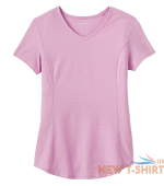 duluth trading company women s armachillo v neck t shirt nwt small bright lilac 0.png