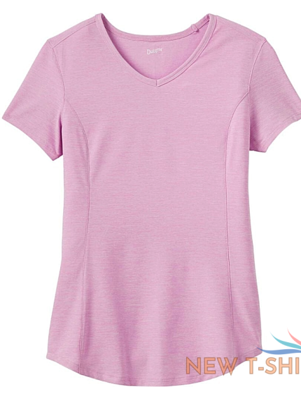 duluth trading company women s armachillo v neck t shirt nwt small bright lilac 0.png