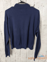 duluth trading company women s shiftless boxy fit mock neck m medium blue nwt 1.png