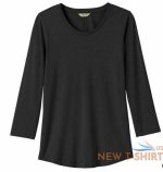 duluth trading company women s willow knit 3 4 shirt nwt xsmall color black 0.jpg