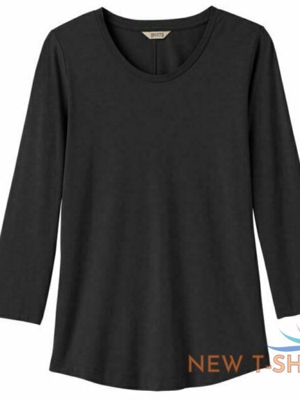 duluth trading company women s willow knit 3 4 shirt nwt xsmall color black 0.jpg