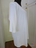 duluth trading white cotton pull over shirt top half sleeve scoop neck xl nwt 3.jpg