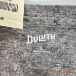 duluth trading womens longtail t shirt gray heathered long sleeve henley l new 6.png