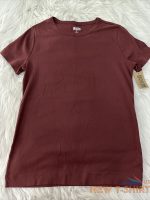 duluth trading womens nwt burgundy t shirt small 100 cotton basic minimal 0.jpg