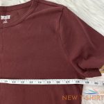 duluth trading womens nwt burgundy t shirt small 100 cotton basic minimal 3.jpg