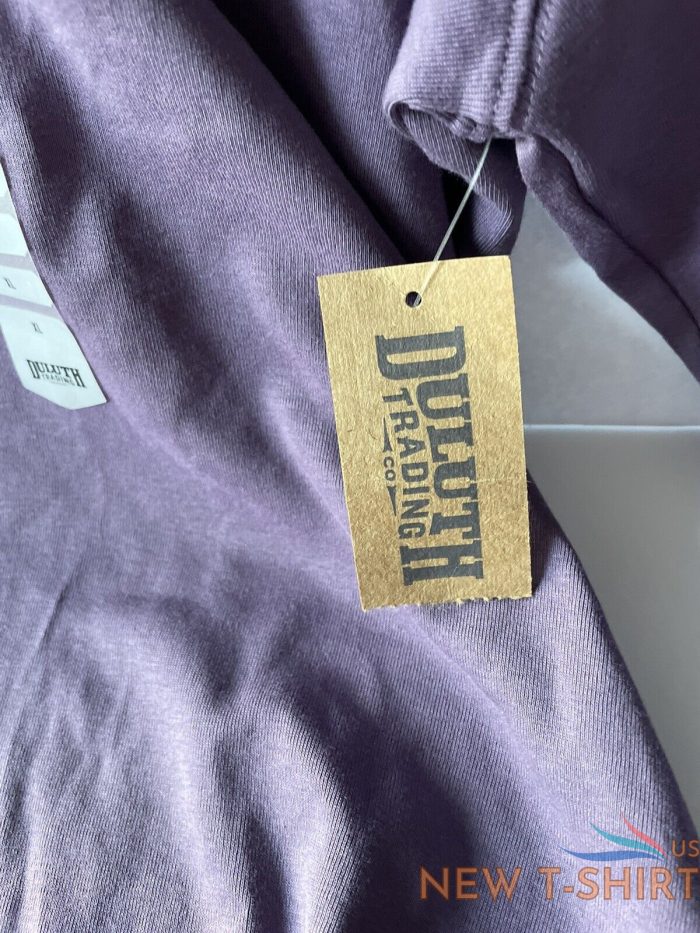 duluth trading womens top purple xl longtail long sleeve crew neck shirt new 6.jpg