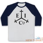 east india company logo historic trade group unisex 3 4 baseball tee 2 1.jpg