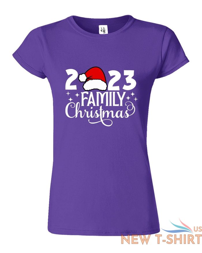 family christmas 2023 santa women s t shirt funny xmas holiday new usa gift tee 9.jpg