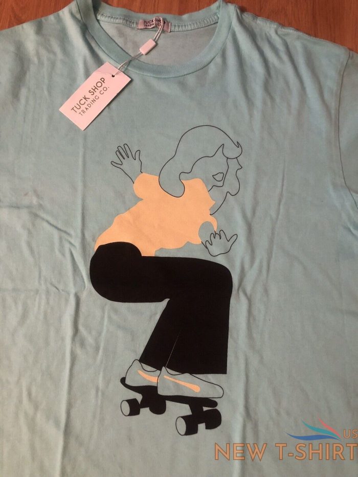 farrah fawcett boxy tee women color seafoam size small by tuck shop trading co 1.jpg