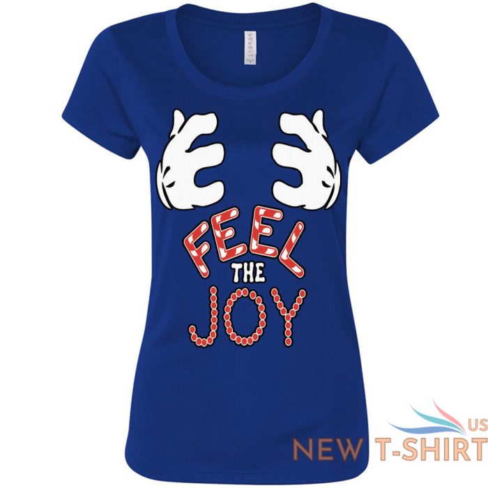 feel the joy christmas womens t shirt funny naughty santa boobs humor xmas party 8.jpg