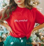 feliz navidad xmas party t shirt red slogan merry christmas gift tee spanish top 4.jpg