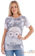 festive christmas minions xmas ladies mens top t shirt 4.jpg