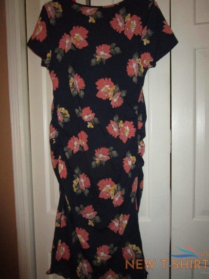 floral print short sleeve t shirt maternity dress isabel maternity by ingrid xl 1.jpg