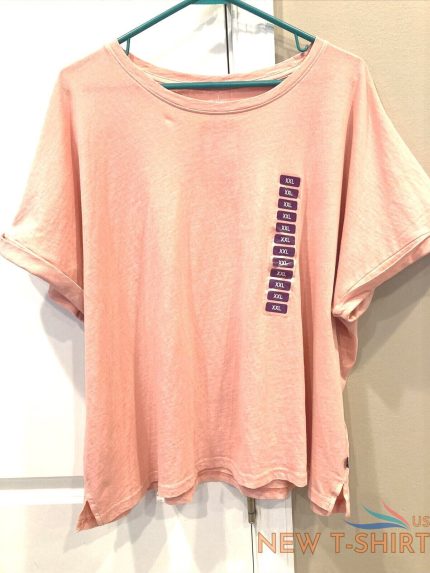 gap womens size xxl 2xl washed fashion tee pink strawberry ice shirt nwt cropped 0.jpg