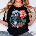 ghost face christmas t shirt horror goth funny black xs 5xl holiday tee 0.png