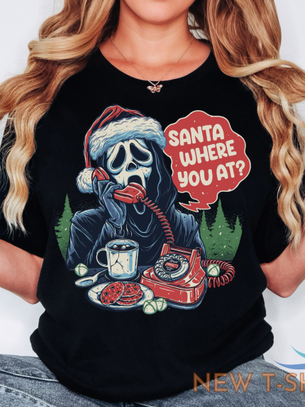ghost face christmas t shirt horror goth funny black xs 5xl holiday tee 0.png