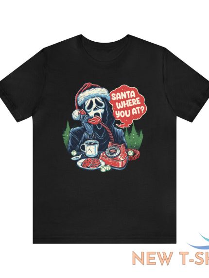ghost face christmas t shirt horror goth funny black xs 5xl holiday tee 1.jpg