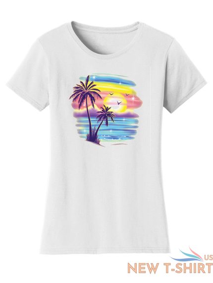 gravity trading womens beach sunset solar magic changing short sleeve t shirt 1.jpg