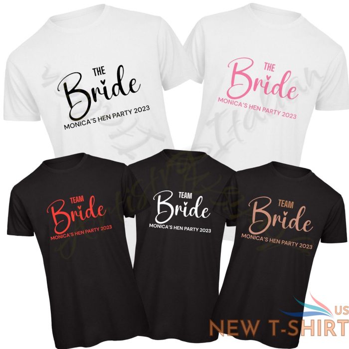 hen party t shirts hen do team bride to be tribe tops personalised gold stag do 0.jpg