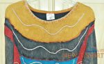 here comes the sun nepal cotton patchwork long sleeve shirt fair trade nwt xxl 1.jpg