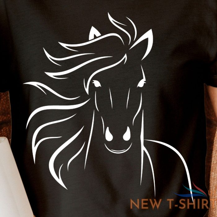 horse riding silhouette lovers cute trending womens t shirts tee top ned 2 1.jpg