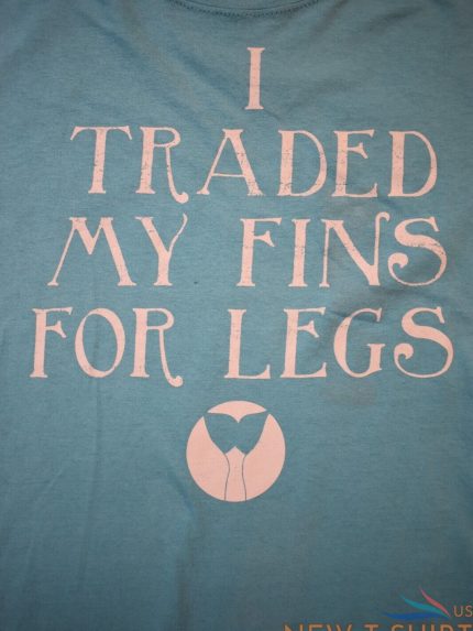 hot topic juniors i traded my fins for legs funny mermaid shirt nwt s 2xl 1.jpg