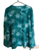 i b diffusion christmas t shirt womens aqua studded snow village size xxl nwt 3.jpg