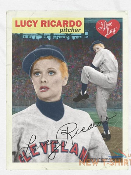i love lucy trading card women s adult or girl s junior babydoll tee 1.jpg