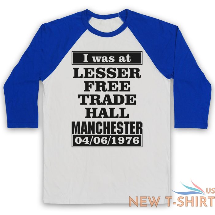 i was at lesser free trade hall unofficial manchester 3 4 sleeve baseball tee 3.jpg