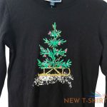 karen scott christmas t shirt black long sleeve tree holiday glitter studded 1.jpg