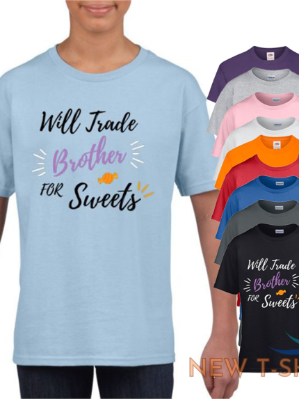 kids t shirt trade brother for sweets printed fun novelty sibling sleeve tee top 0.png