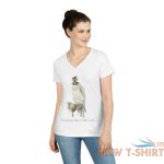 ladies 100 cotton v neck t shirt vintage 1853 hooded white falcon sm 2xl 0.jpg