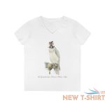 ladies 100 cotton v neck t shirt vintage 1853 hooded white falcon sm 2xl 3.jpg