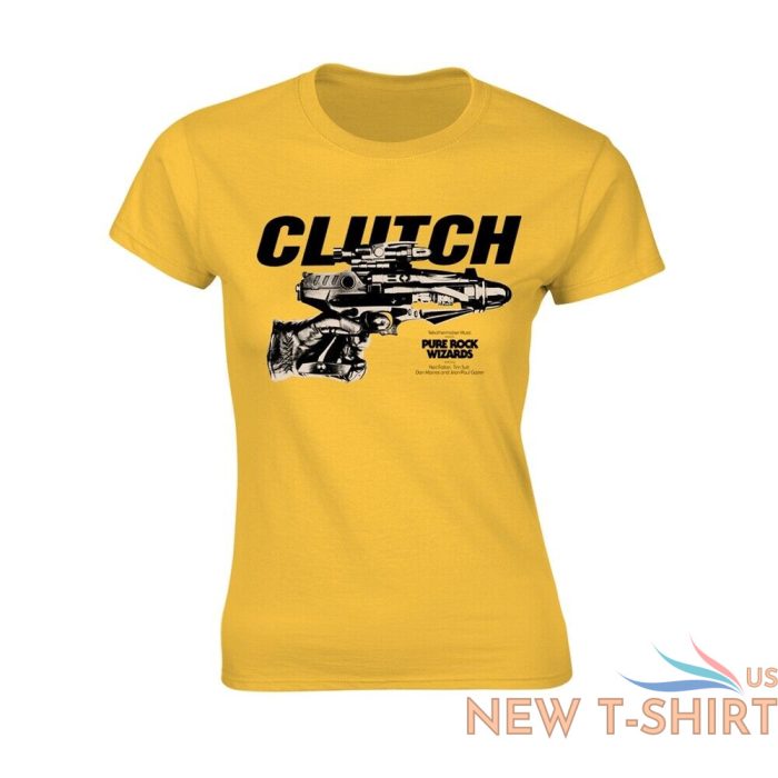 ladies clutch pure rock wizards yellow official tee t shirt womens 0.jpg