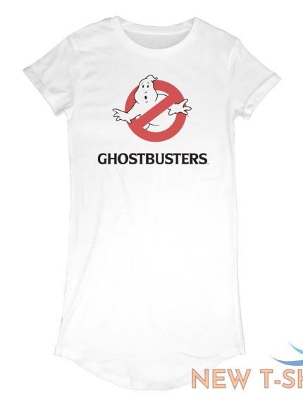 ladies ghostbusters logo t shirt dress official tee t shirt womens girls 0.jpg