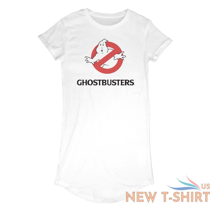 ladies ghostbusters logo t shirt dress official tee t shirt womens girls 0.jpg