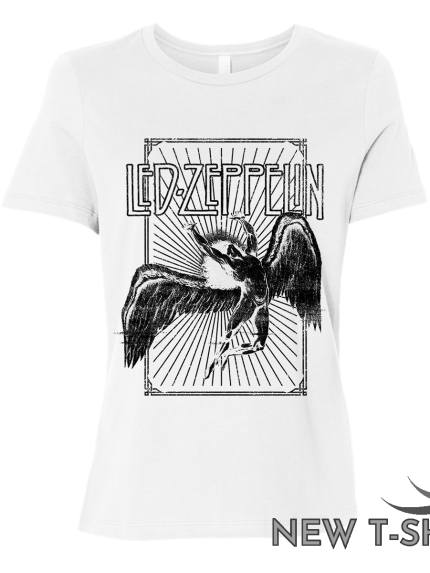 ladies led zeppelin icarus burst white official tee t shirt womens girls 0.png
