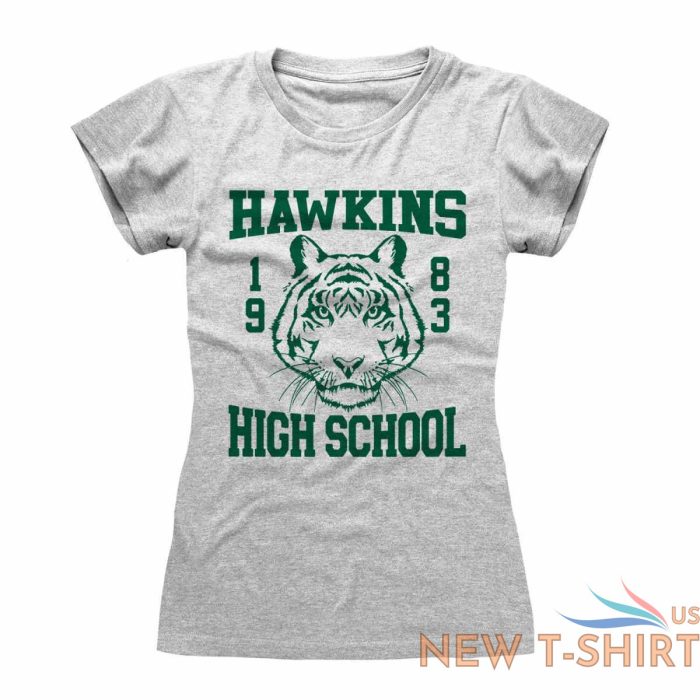 ladies stranger things hawkins high school official tee t shirt womens girls 0.jpg