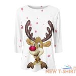 ladies womens christmas xmas santa print pullover tops festive t shirt blouse 5.jpg