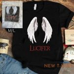 lucifer harajuku t shirt devil angel white wings tv m l women girl top uk black 0.jpg