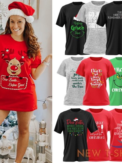 mens womens adults novelty unisex christmas xmas t shirt top tee festive gift uk 1.jpg